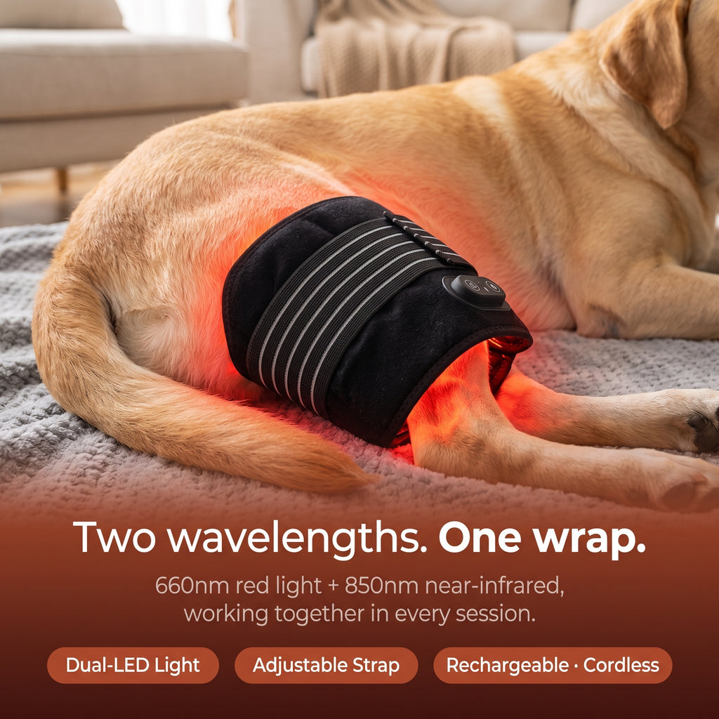 Nuzzlure™ Wireless Red Light Therapy Device for Dogs
