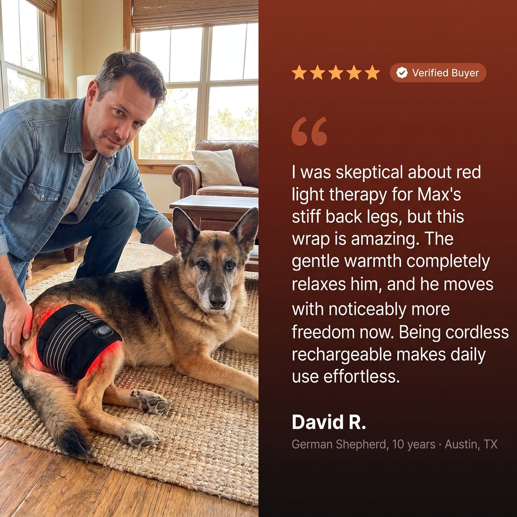 Nuzzlure™ Wireless Red Light Therapy Device for Dogs